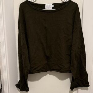 Twik Dark Green Long Sleeve Top